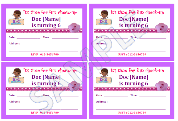 Plain Birthday Invitations Templates