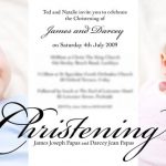 Precious Moments Baptism Invitations