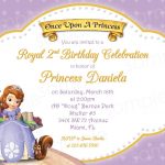 Princess Birthday Invitations Blank Templates