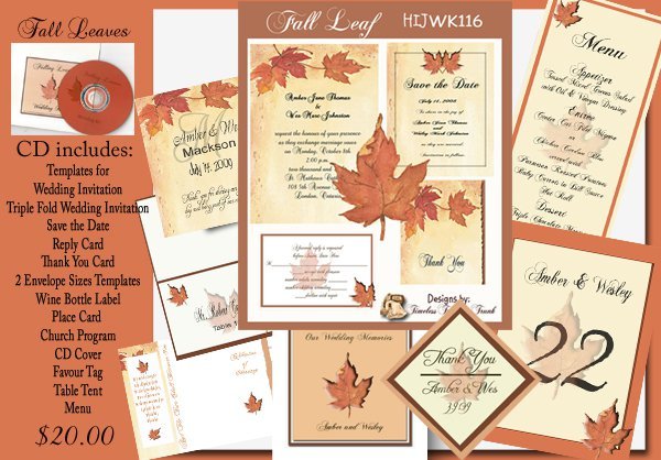 Print It Yourself Wedding Invitation Kits
