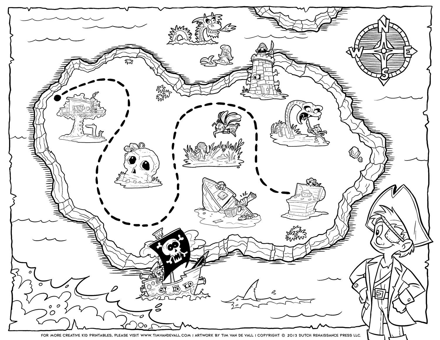Print Pirate Treasure Maps