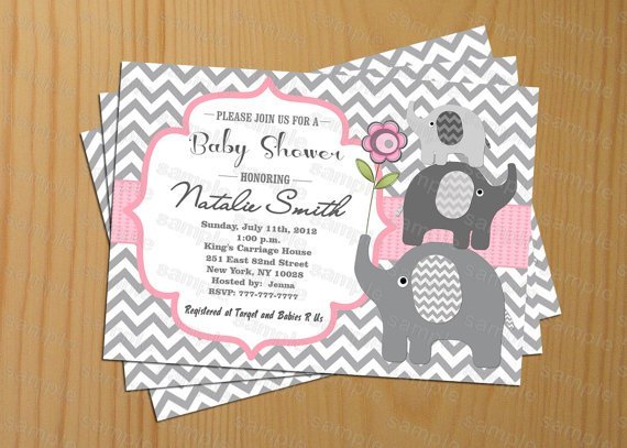 Print Your Own Invitations Baby Shower