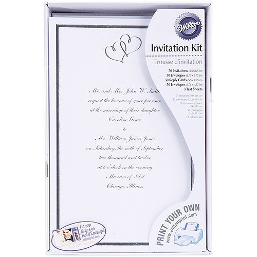 Print Your Own Invitations Kit