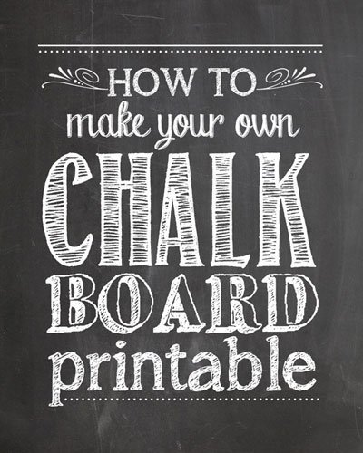 Printable Chalkboard Graduation Keepsakes