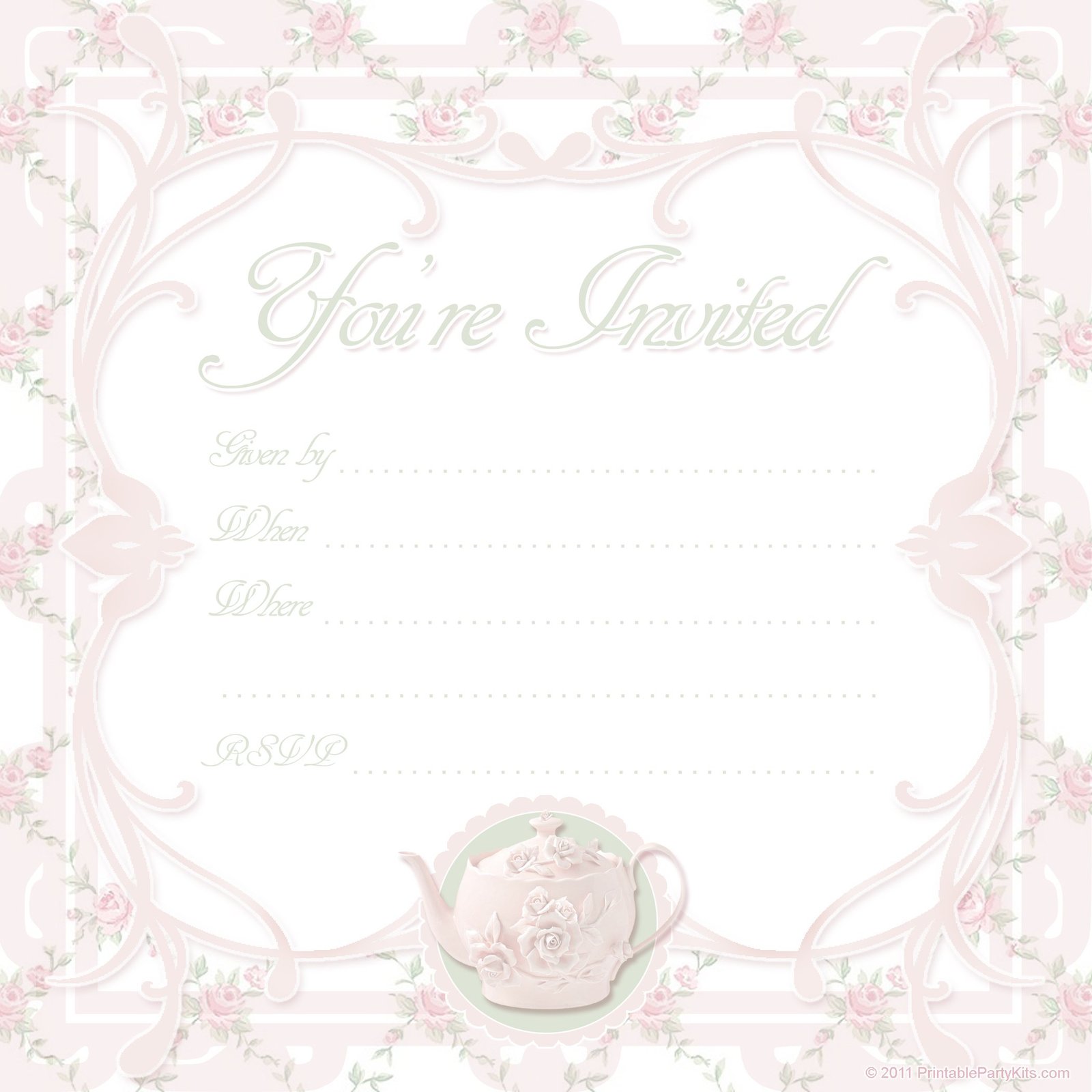 Printable Invitations For All Occasions