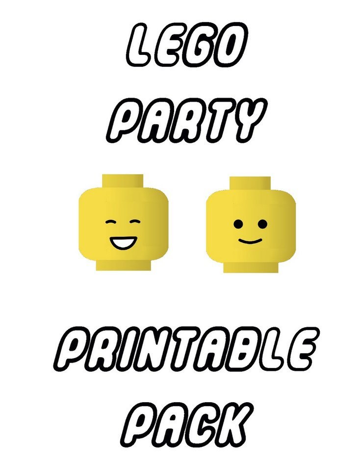 Printable Lego City Birthday Invitations