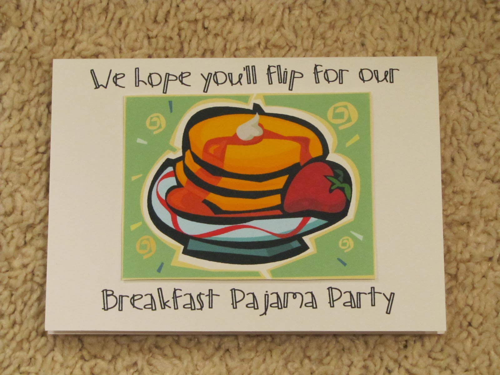 Printable Polar Express Pajama Party Invitation