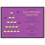 Purple Party Invitations