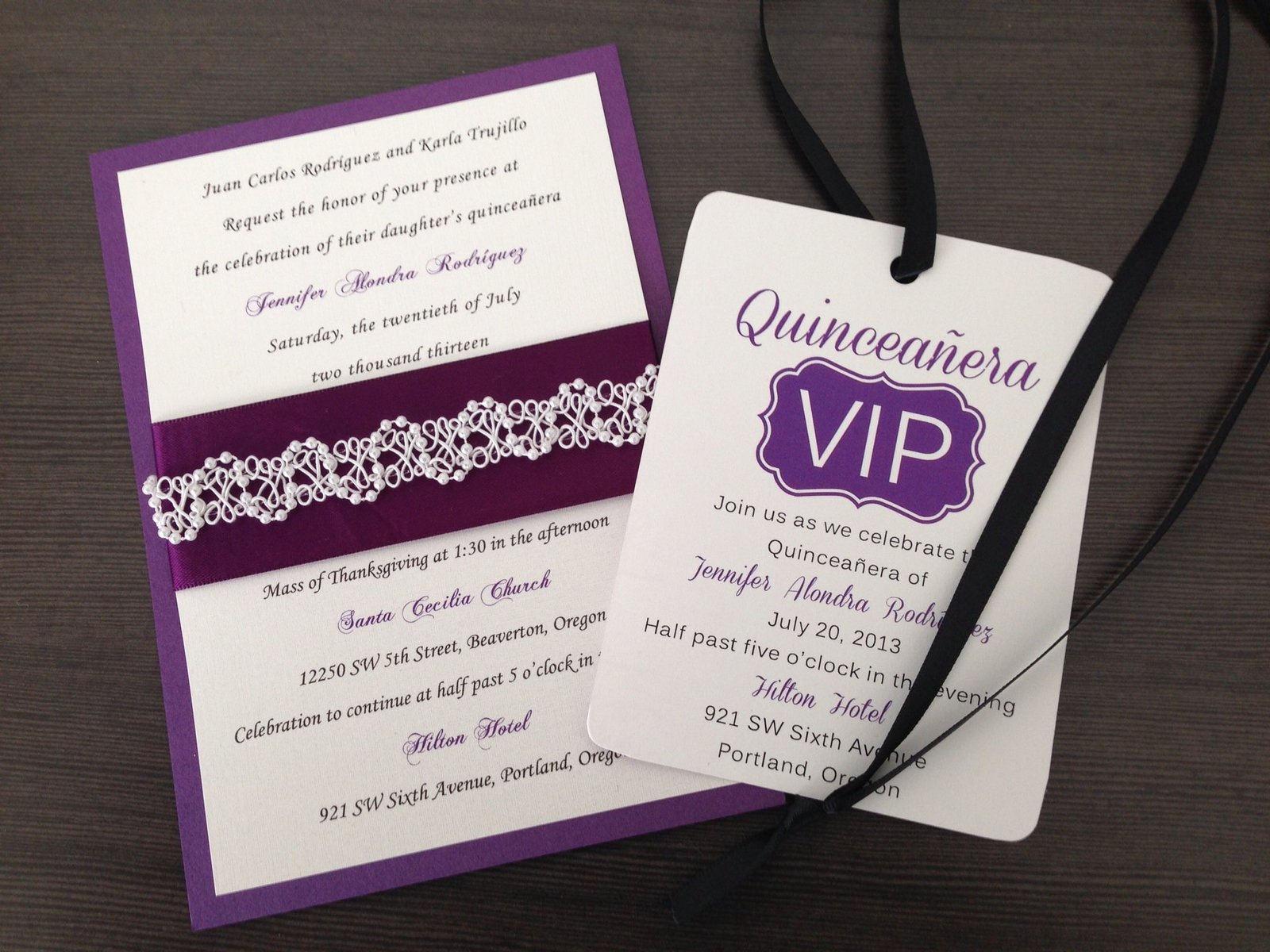 Quince Invitations Ideas