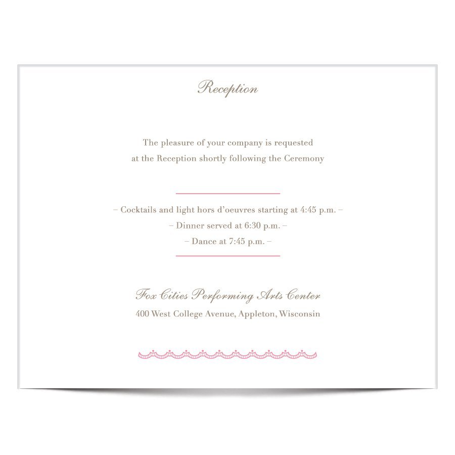 Reception Only Invitation Wording After Destination Wedding