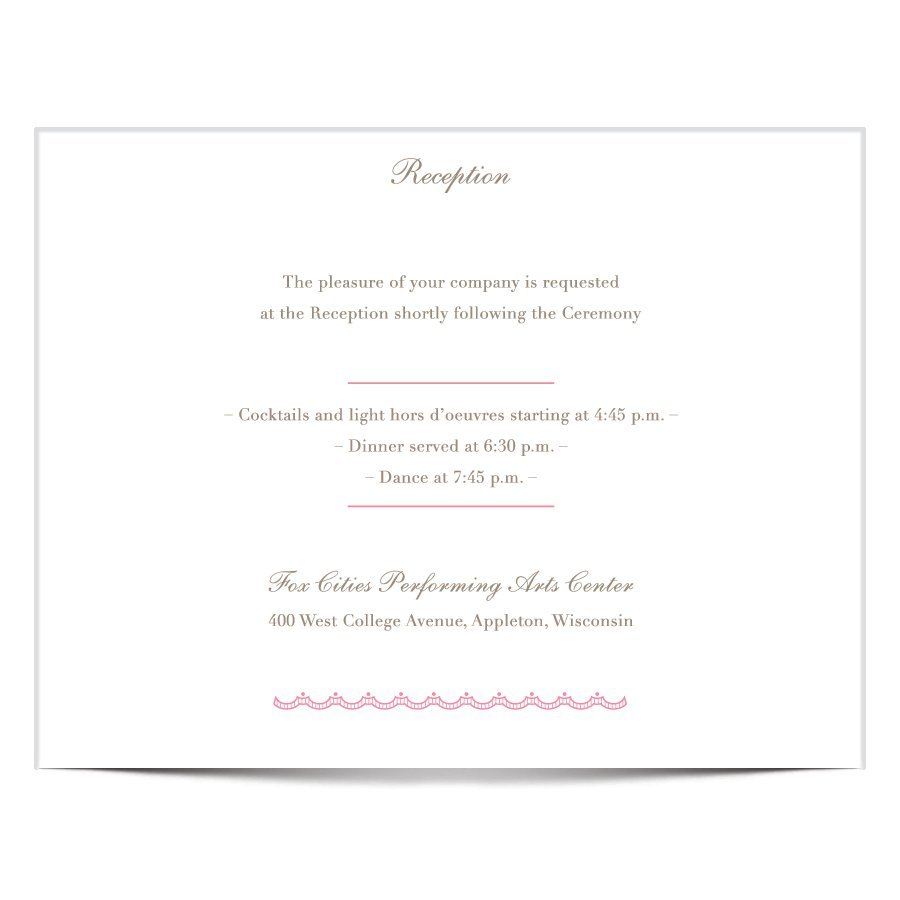 Reception Only Invitation Wording After Destination Wedding