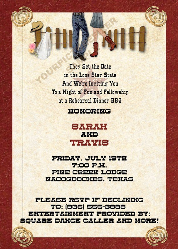 Rehearsal Dinner Invitations Etsy