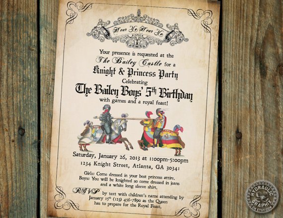 Renaissance Invitations Templates