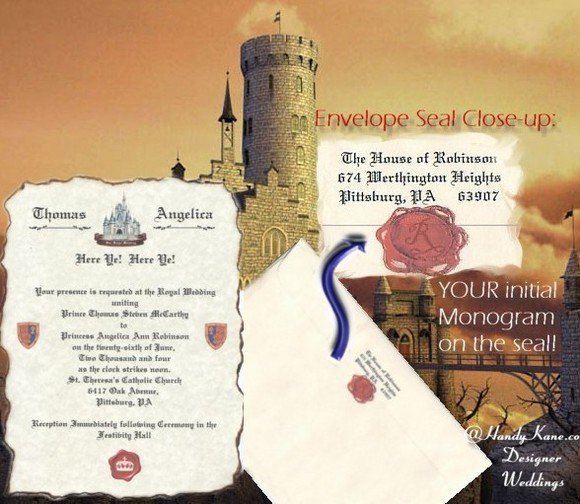 Renaissance Wedding Invitations Templates