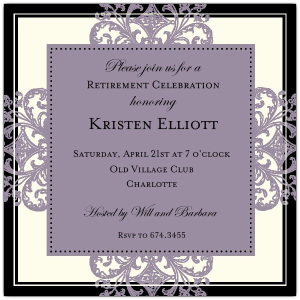 Retirement Invitations Free Printables