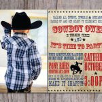 Rodeo Party Invitation Wording