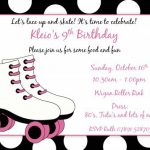 Roller Skate Invitations Printable Free
