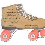 Roller Skating Birthday Invitations Printable