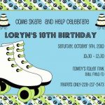 Skating Party Invitation Free Templates