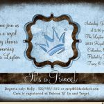 Royal Prince Baby Shower Invitations