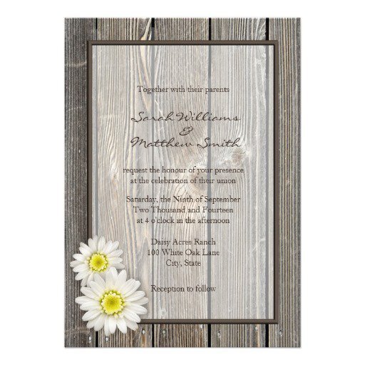 Rustic Barn Wedding Invitations