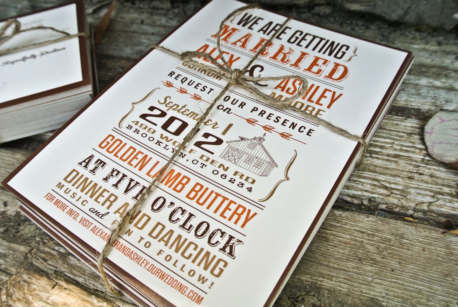 Rustic Barn Wedding Invitations Etsy