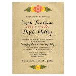 Rustic Bridal Shower Invitation Templates