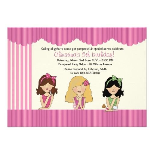 Salon Party Invitations