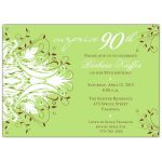 Sample 90th Birthday Invitations