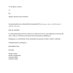 Sample Business Event Invitation