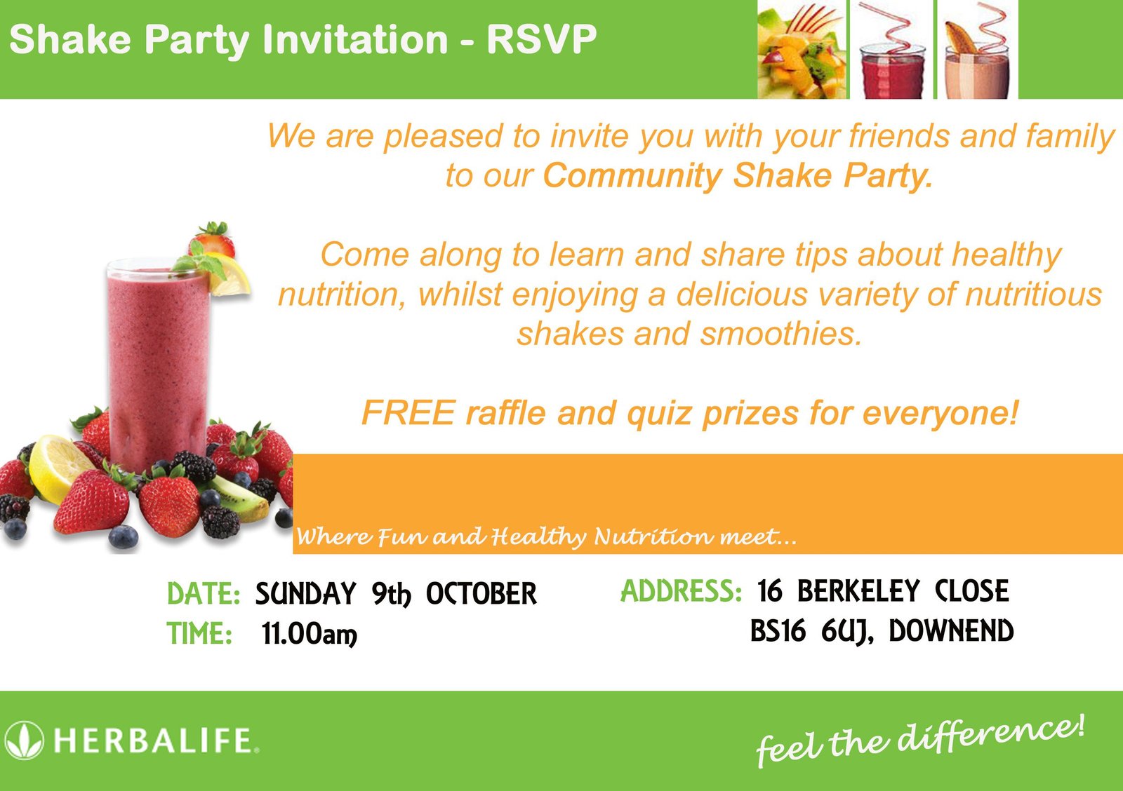 Sample Of Flyer Invitation