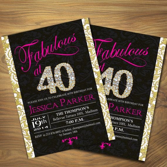 Sassy 50th Birthday Invitations