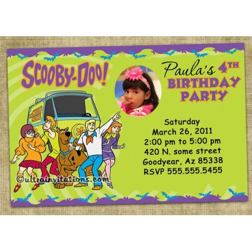 Scooby Do Birthday Invitations