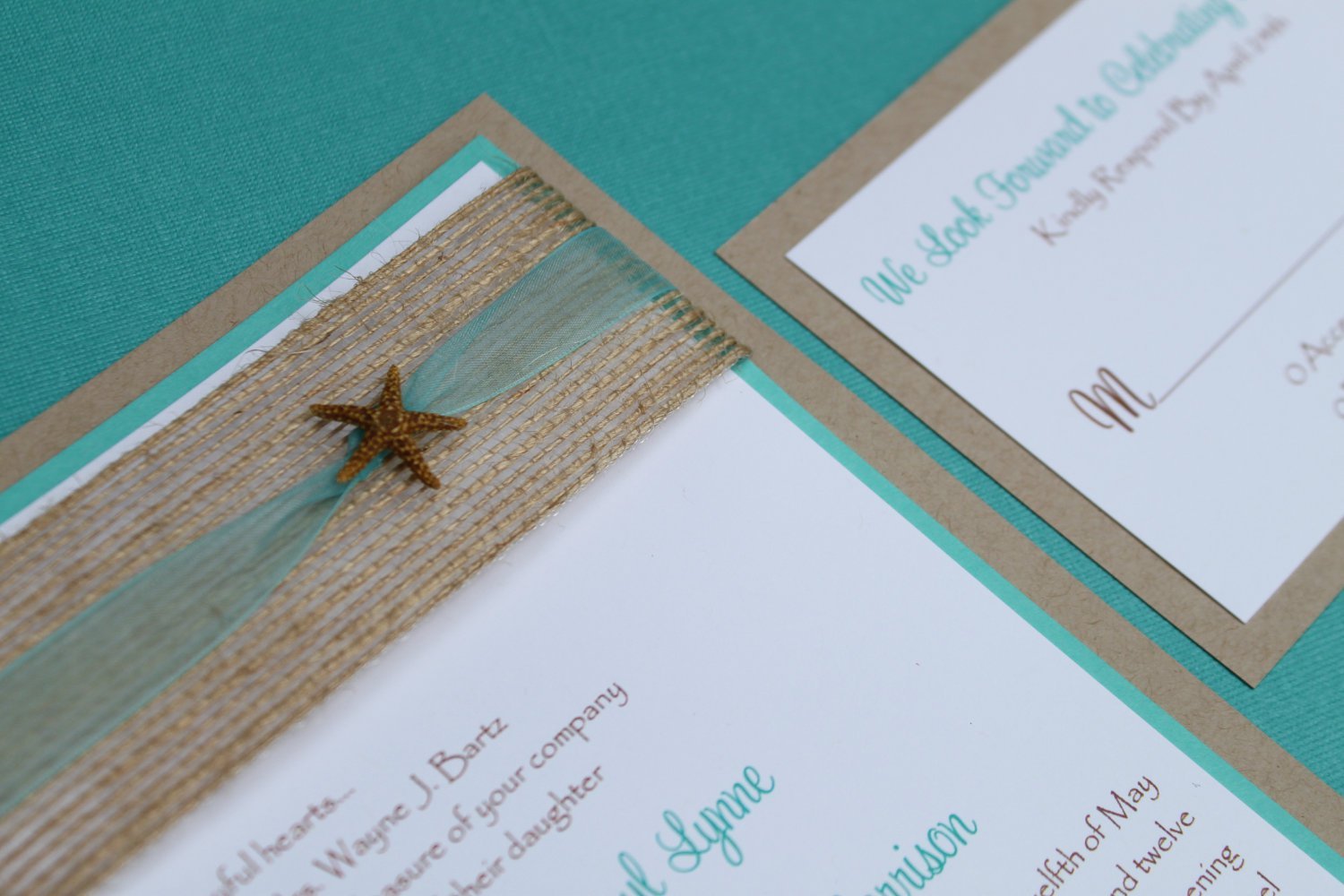 Seaside Wedding Invitation Templates