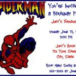 Spider-man Invitations Free Printable