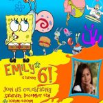 Spongebob Invitation Templates