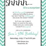 Surprise 30th Birthday Invitation Samples