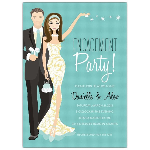 Surprise Engagement Party Invitations