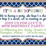 Surprise Party Invitation Wording