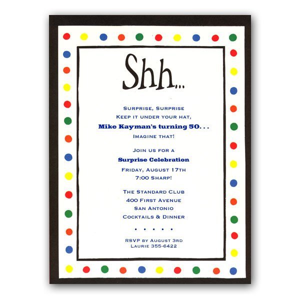 Surprise Retirement Party Invitations