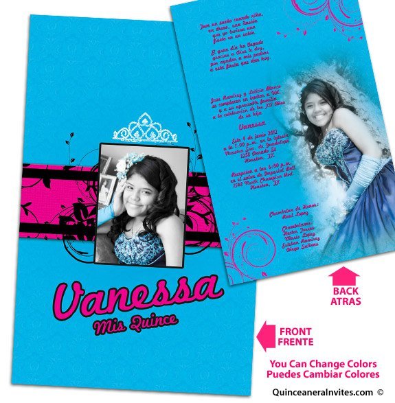Sweet 15 Invitations In Spanish