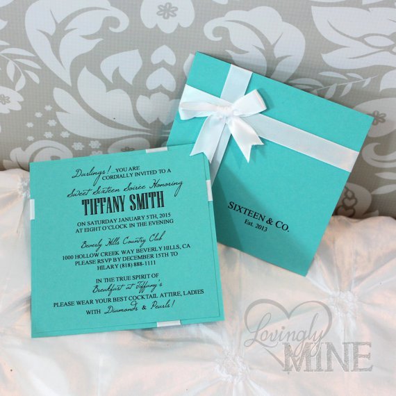 Sweet Sixteen Invitations