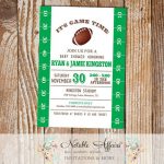 Tailgate Baby Shower Invitations