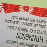 Tailgate Shower Invitations