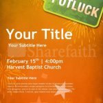 Thanksgiving Potluck Invitation Templates