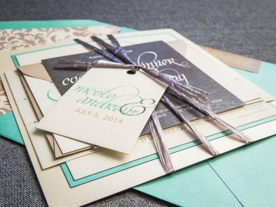 Tiffany Blue Invitations Panel