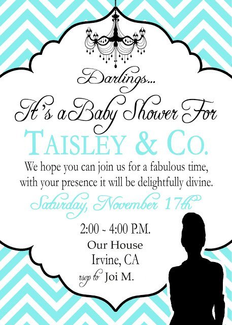 Tiffany Invitation Template