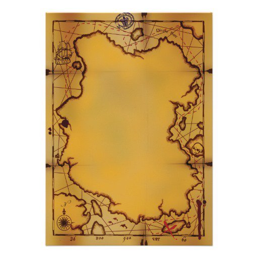 Treasure Map Invitation Template Free