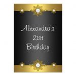 Unique Elegant Birthday Invitations