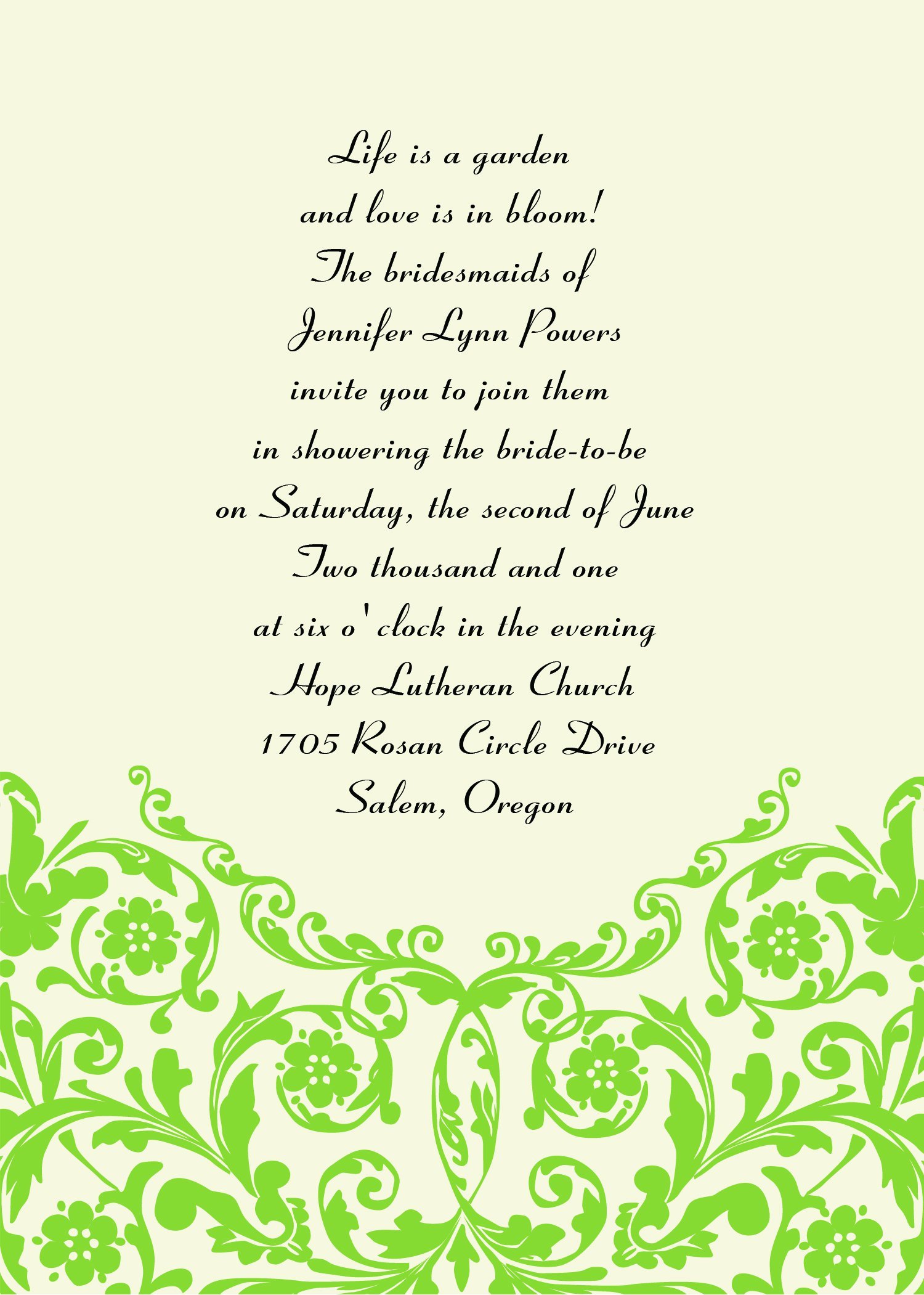 Unique Wedding Invitation Wording